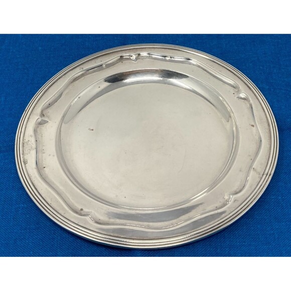 Meriden Brittania Co. Sterling Silver Wine Bottle Coaster  6-" Diam. 107.7 Gram - Picture 10 of 16